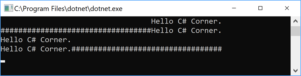 Padding Strings in C#